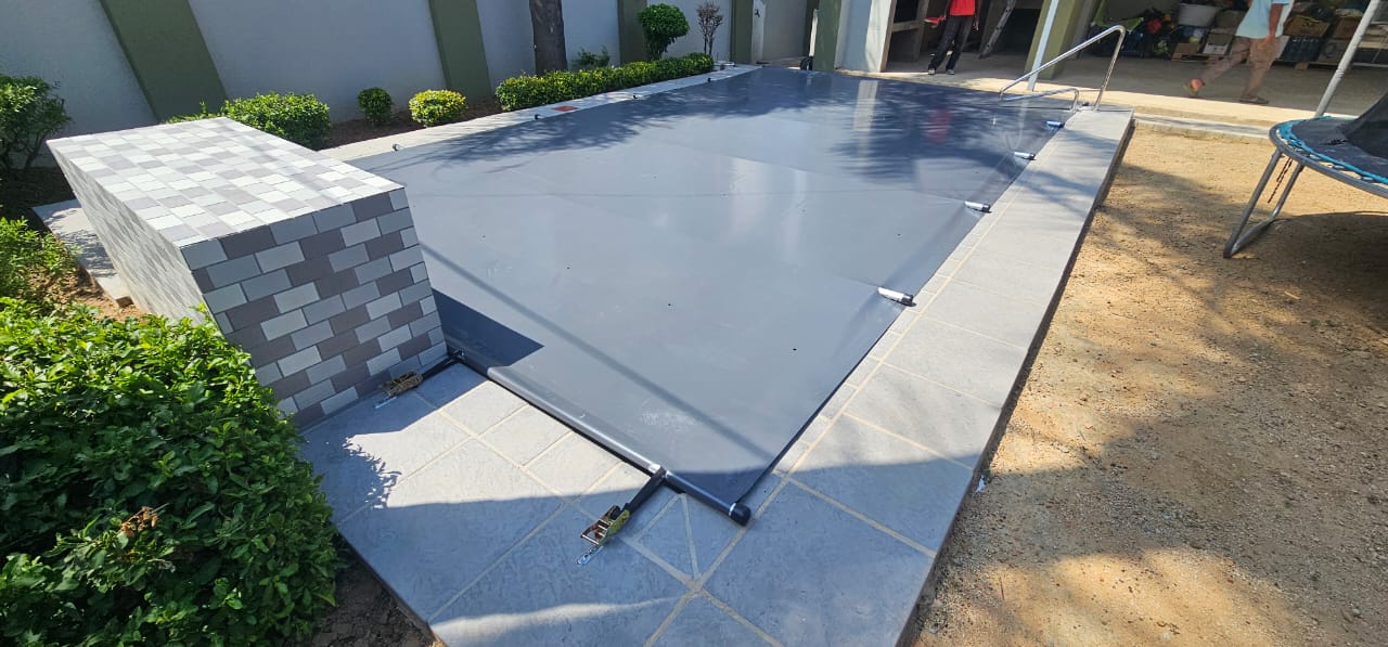 Blue PVC Pool Cover